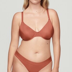 CUUP 32B Triangle Micro Bra in Clay